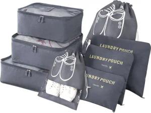 ALARA HOME Kofferorganizer Koffer Organizer, 8-in-1-Set