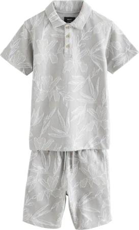 Next T-Shirt & Shorts Poloshirt aus