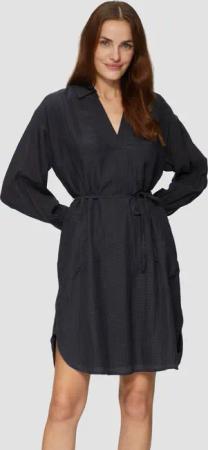 s.Oliver Minikleid Hemdblusenkleid aus Viskosemix mit