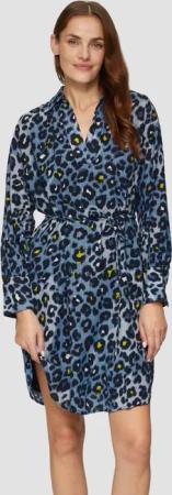 s.Oliver Minikleid Hemdblusenkleid aus Viskosemix mit