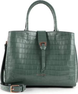 COCCINELLE Handtasche Alba Croco Shiny Soft