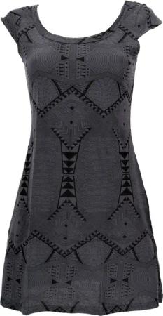 Guru-Shop Midikleid Ethno Minikleid, Goakleid mit