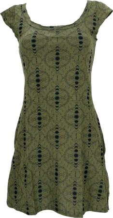 Guru-Shop Midikleid Ethno Minikleid, Goakleid mit