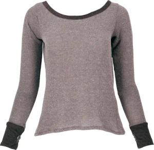 Guru-Shop Longsleeve Psytrance Feinstrick Shirt, Langarmshirt