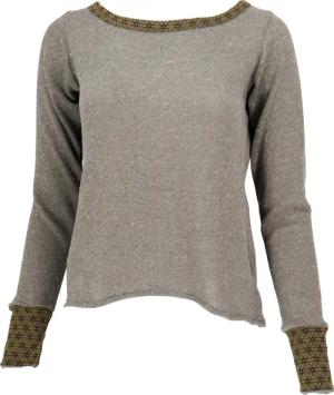 Guru-Shop Longsleeve Psytrance Feinstrick Shirt, Langarmshirt