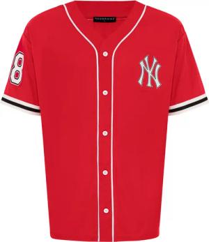 RedBridge T-Shirt mit Knopfleiste - Baseball-Shirt