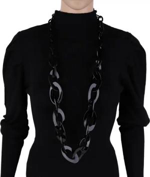 MIRROSI Lange Kette Damen Statement Halskette