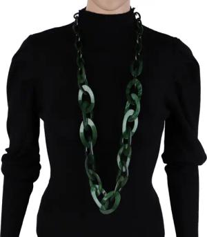 MIRROSI Lange Kette Damen Statement Halskette