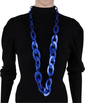 MIRROSI Lange Kette Damen Statement Halskette