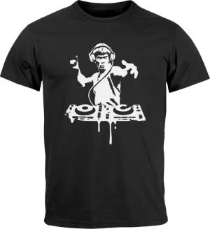Neverless Print-Shirt Herren T-Shirt Techno DJ