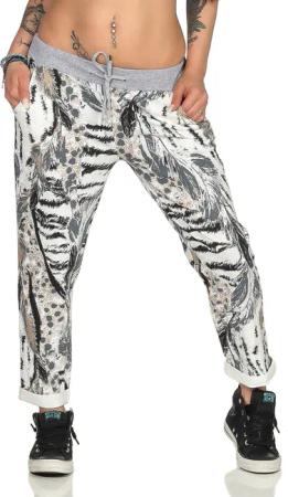 simaranda Jogginghose Damen Jogginghose 29 Weiß