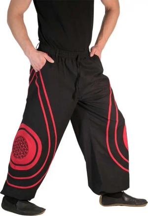 KUNST UND MAGIE Haremshose Hose Blume