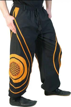 KUNST UND MAGIE Haremshose Hose Blume