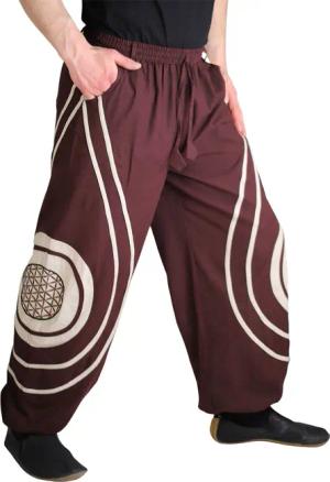 KUNST UND MAGIE Haremshose Hose Blume
