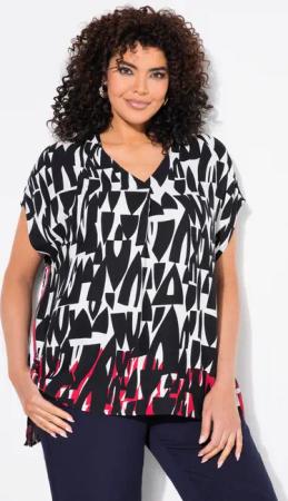 Ulla Popken Tunika Bluse Boote Oversized
