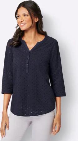 Sieh an! Klassische Bluse Schlupfbluse