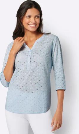 Sieh an! Klassische Bluse Schlupfbluse