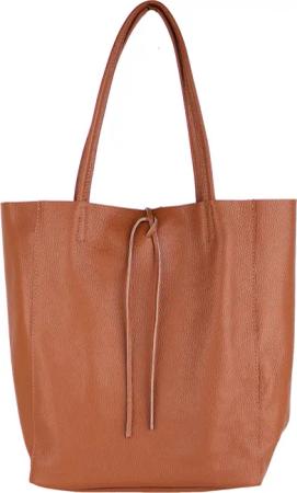 MIRROSI Shopper aus Echtleder / Wildleder,