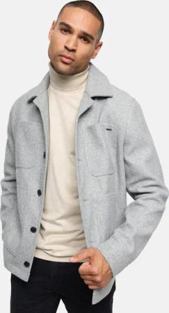 Indicode Sommerjacke INMacking Overshirt-Jacke mit Hemdkragen