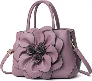 autolock Henkeltasche Henkeltasche Einfarbige Handtasche mit