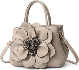 autolock Henkeltasche Henkeltasche Einfarbige Handtasche mit