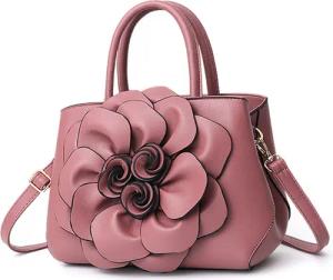 autolock Henkeltasche Henkeltasche Einfarbige Handtasche mit