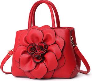 autolock Henkeltasche Henkeltasche Einfarbige Handtasche mit