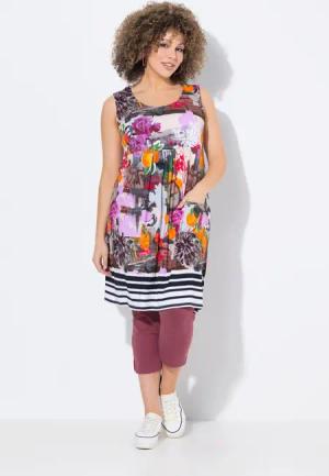 Ulla Popken Minikleid Jerseykleid bedruckt A-Linie