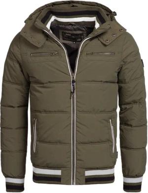 Indicode Winterjacke Marlon mit sportlichem Rippstrickbündchen