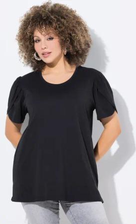 Ulla Popken T-Shirt T-Shirt Lagenoptik A-Linie