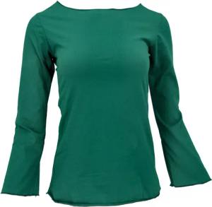 Guru-Shop Longsleeve Basic Langarmshirt, Yogashirt mit..