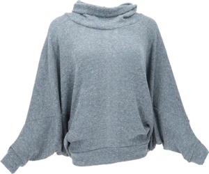 Guru-Shop Longsleeve Oversize Shirt, Rollkragen Strickshirt,