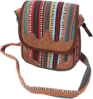Guru-Shop Schultertasche Kleine Ethno Schultertasche mit