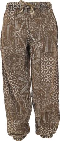 Guru-Shop Relaxhose Stonewash Yogahose, Unisex Baumwoll-Goa-Hose..