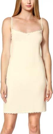 Bellivalini Unterkleid Damen Spaghettikleid mit Spitze