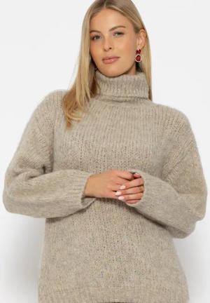 SASSYCLASSY Strickpullover Oversize Pullover Damen Winter