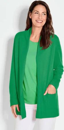 GOLDNER Strickjacke Langarm Cardigan aus Merino