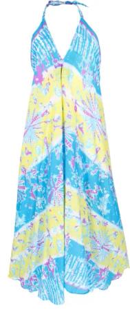 Guru-Shop Midikleid Boho Sommerkleid, Maxikleid mit