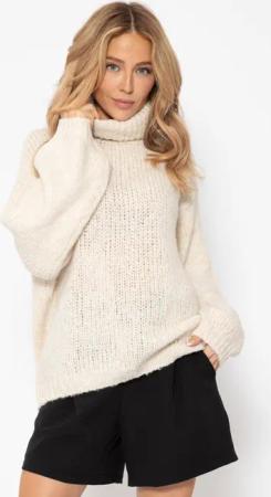SASSYCLASSY Strickpullover Oversize Pullover Damen Winter