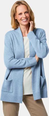 GOLDNER Strickjacke Kurzgröße: Langarm Cardigan aus