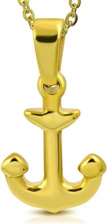 BUNGSA Anhänger Set Anhänger Anker Gold
