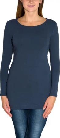 Alkato Langarmshirt Alkato Damen Langarm Longshirt