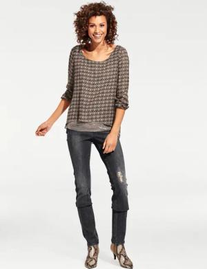 heine Klassische Bluse Druck-Tunika