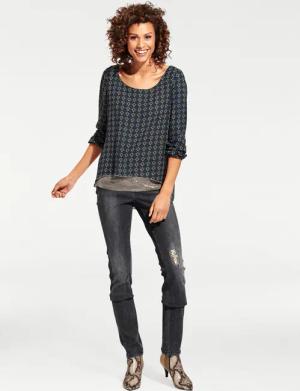 heine Klassische Bluse Druck-Tunika