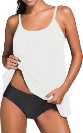 Badekönig Tankini T18(wei)+S4