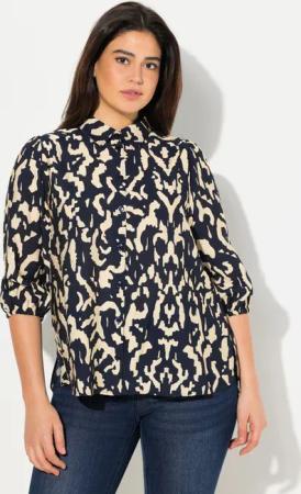 Ulla Popken Tunika Bluse Oversized Hemdkragen