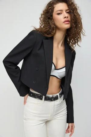 No Matter What Jackenblazer Geknöpfter Crop-Blazer