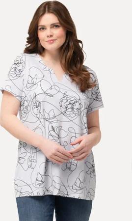 Ulla Popken T-Shirt T-Shirt Linien A-Linie