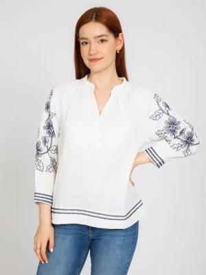 VICCI Germany Langarmbluse aus Baumwolle mit
