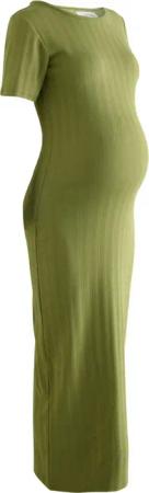 Next Umstandskleid Geripptes Midaxi-Kleid, Umstandsmode (1-tlg)
